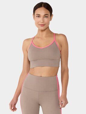NEW Tavi TaviSculpt Boost Bra in Pebble/Sunset Pink